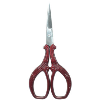 Agusta style embroidery scissors featuring elegant design and precision craftsmanship.