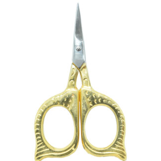 Owl-shaped embroidery scissors featuring whimsical designs for crafting."